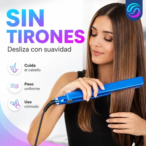 Planchita De Pelo Cabello Profesional Digital Titanium 250°