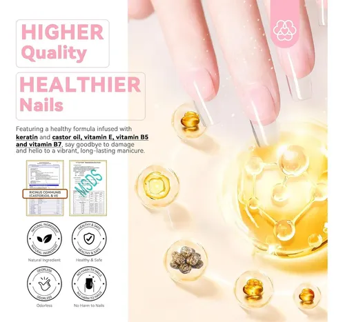 Kit De Uñas Dip 60 G Con Base, Activador Y Top Coat