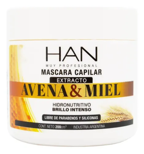 Han Kit Avena Miel Shampoo + Acondicionador + Mascara 200ml