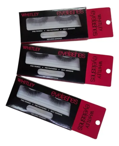 Pack X Mayor 20 U. Pestañas Postizas C/adhesivo Dif. Modelos