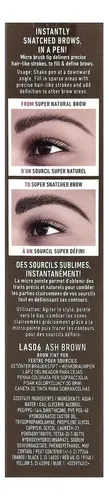 Lápiz para cejas NYX Professional Makeup LIFT & SNATCH Brow tint pen Color Ash Brown