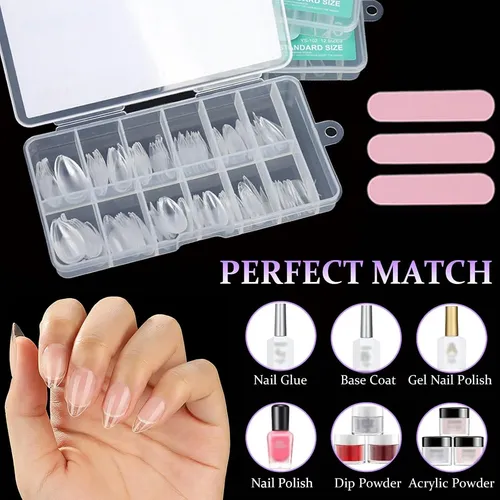 Extensiones De Uñas Bluezoo Soft Gel Tips 360 Piezas 3
