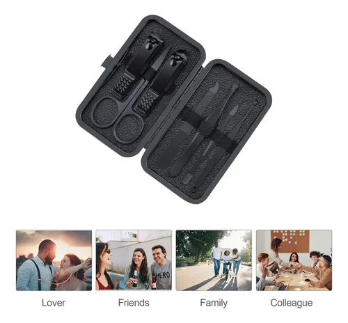 D Set De 18 Piezas Y Pedicura Con Funda – Kit De Acero Zx