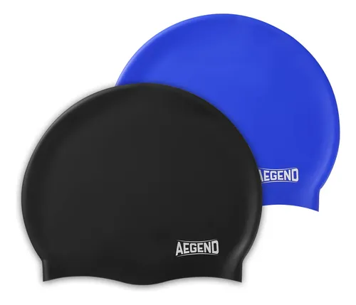 Gorro De Natación Aegend Para Niños, 2 Unidades, De Silicona