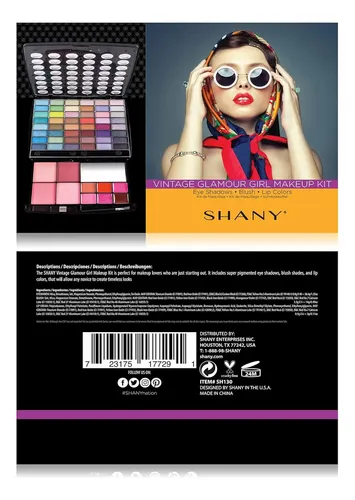 Shany Glamour Girl Kit De Maquillaje Paleta De Sombras…