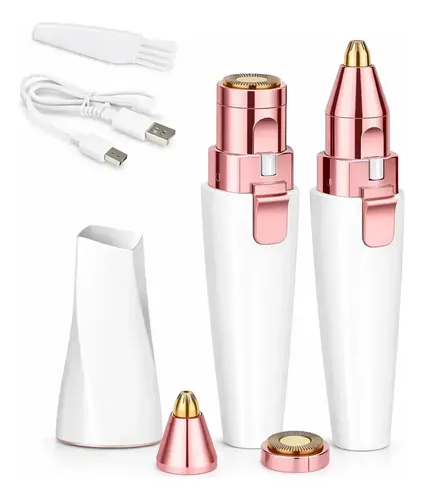 Depilador Facial Vello Corporal Luz Recargable 2 En 1 Mujer