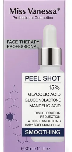 Serum Facial Ácido Glicolico 15% Efect Piel Bebé Suavidad Todo Tipo De Piel Día/noche