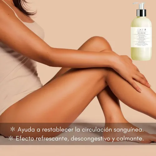Gel Crema Relajante Descongestiva Piernas Cansadas Exel 240m