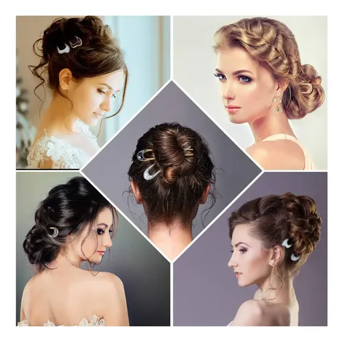 Horquillas Francesas Metal Forma U X8 Cabello