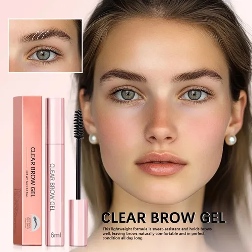 Gel Para Cejas And Clear, Suave Y No Irritante, Ligero As Show
