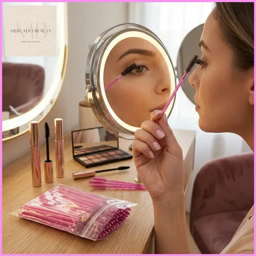 Cepillos X50 Peine Rimmel Para Cejas Y Pestañas Extensión