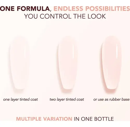 Kiara Sky Base Y Top Coat 2-en-1 Cashmere Delight (0.5 Oz)