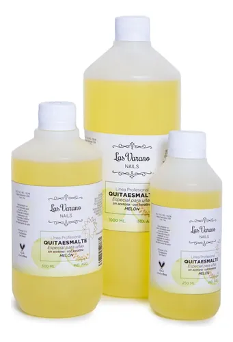 Quitaesmalte Las Varano Nails Sin Acetona Keratina 1000ml