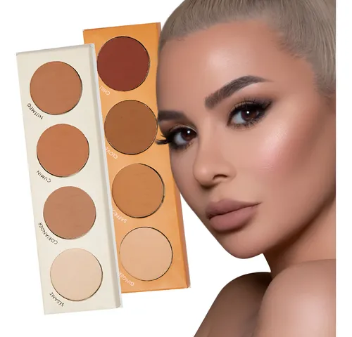 Set Paletas Contorno Polvo Compacto Bronzer Nathacha Nina