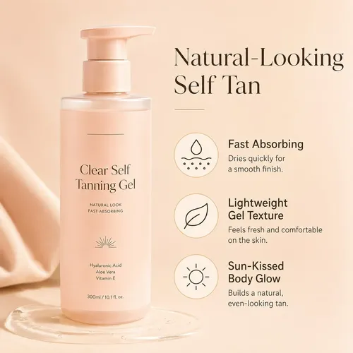 Gel Hidratante Hidratante Y Ennegrecido Self-tanners Para Ro