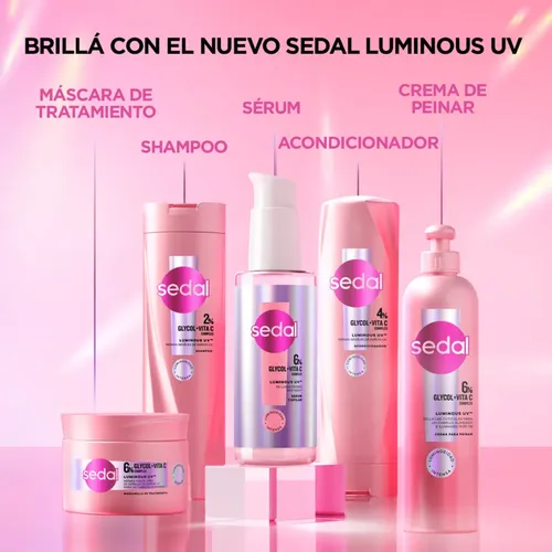 Mascarilla Capilar Sedal Luminous UV 300 ml