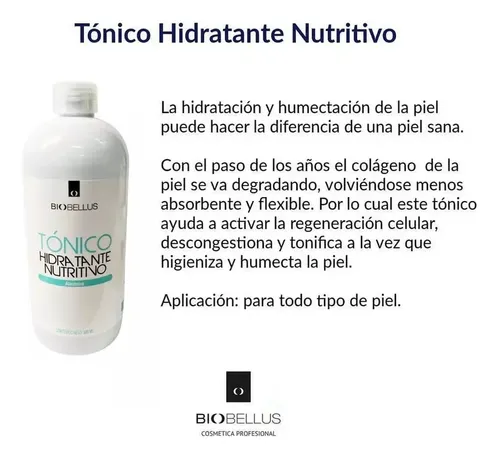 Tónico Hidratante Nutritivo Biobellus 500 Ml