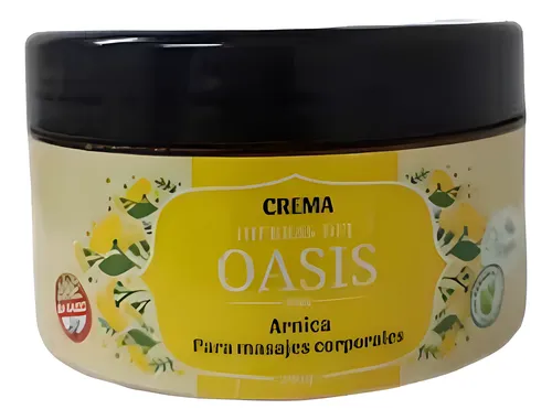 Crema Hierbas Del Oasis Para Masajes Corporales Con Árnica
