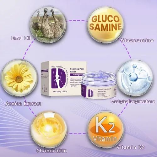 Gel De Masaje Calmante Para Aliviar El Dolor Y La Artritis C