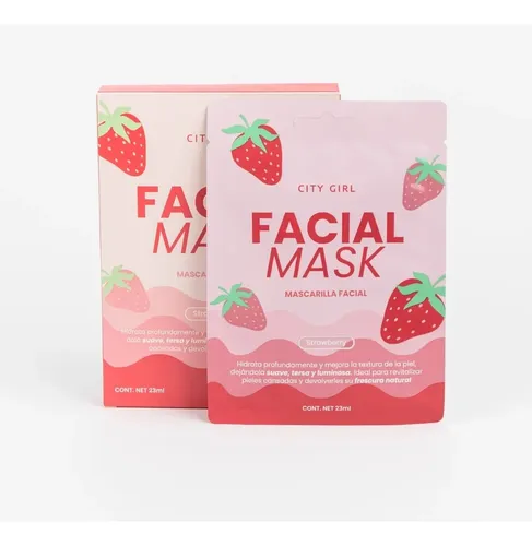 Mascarilla Facial Hidratacion Intensa City Girl Skin Care X1 Tipo de piel Madura