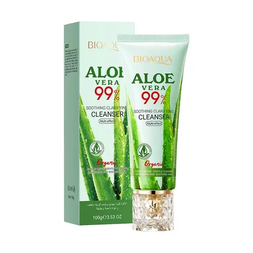 Limpiador Facial Calmante Y Suavizante De Aloe Vera Bioaoua