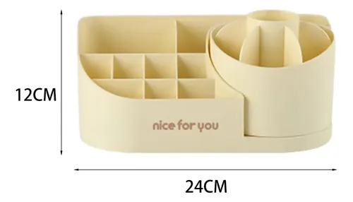 Porta Brochas Organizador Pinceles Limas Maquillaje Multiuso