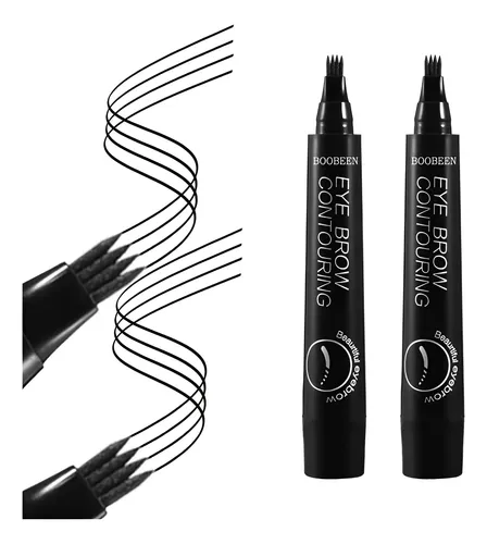 Lápiz De Cejas Microblading Boobeen 2 Pcs Impermeable