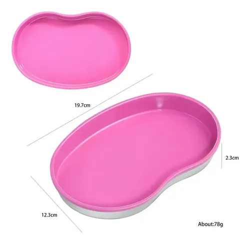 Bandeja Metálica Riñón Para Manicura Y Esmalte