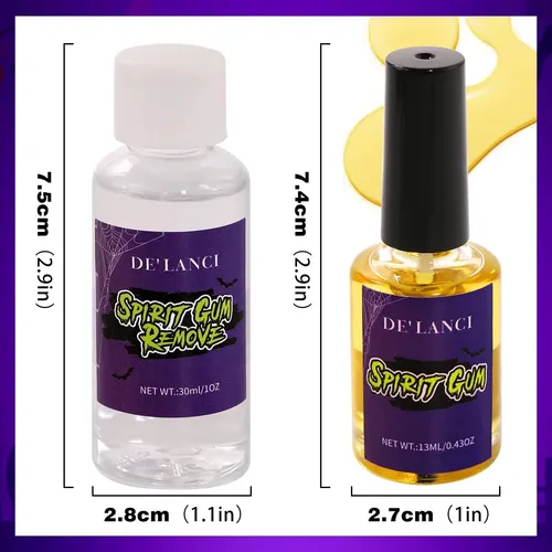 Kit Adhesivo Y Desmaquillante Spirit Gum Makeup Oygcee 13 Ml