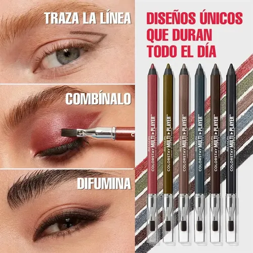 Delineador Revlon Cs Multiplayer Color Azul Glitch Effect