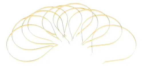 2x 10 Piezas De Metal Diadema Banda Para El Cabello Diadema