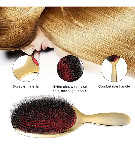 Pro Hair Brush: Peine Antiestático For Masaje Con Paleta Y