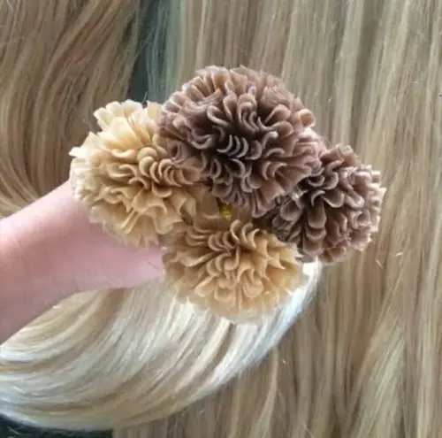 10 Extensiones Por Unidad De 50cm De Largo Pelo Natural