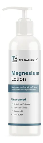 M3 Naturals Loción De Magnesio Sin Perfume Para El Sueño Y .