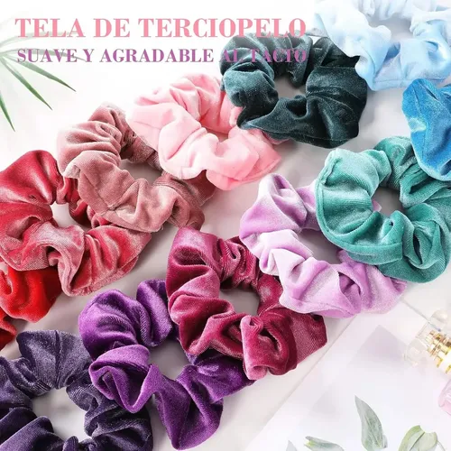 M42 12 Piezas Lazos De Terciopelo Para El Pelo,lazos Para Mu