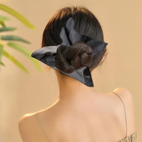 Coletero Francés Para El Pelo, Ideal Para Uso Gris Oscuro