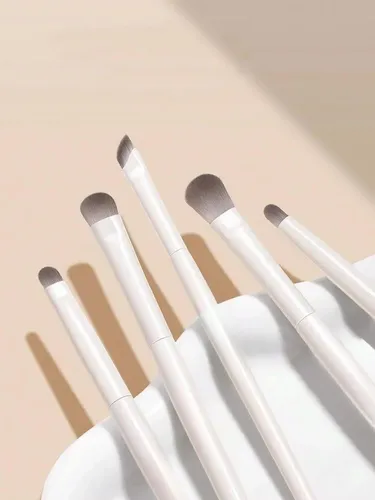 Set De 5 Brochas De Maquillaje For Sombra De Ojos &rf