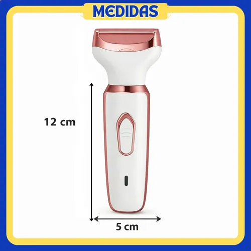 Depiladora Electrica 4 En 1 Portatil Usb Mujer Cuerpo Facial Color Blanco