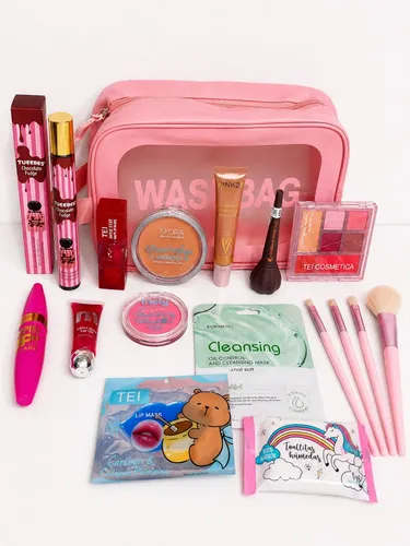 Kit Premium Belleza Completo Con Neceser Maquillaje Skincare