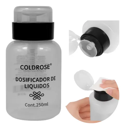 Dosificador De Liquidos De 250ml  A Presion Para Manicurista