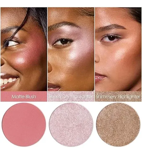 Focallure Paleta Rubor Iluminador Contorno 3 En 1 #09
