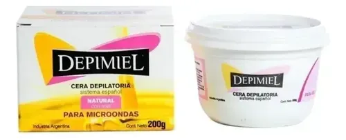 Depimiel Cera Depilatoria Natural Para Microondas X 200g