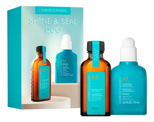 Moroccanoil Shine & Seal Duo Serum 50ml + Elixir Reparación