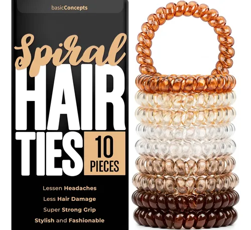 Conceptos Básicos De Cintas En Espiral Para Cabello Grueso (
