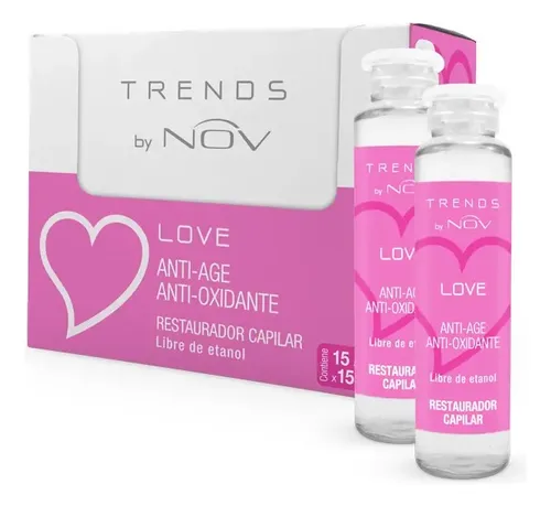 Ampolla Nov Anti Age Capilar Love Anti Oxidante X15 Unidades