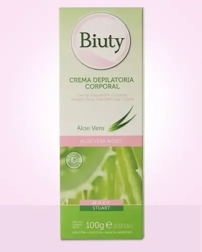 Crema Depilatoria Corporal Biuty Mujer Dermatológicamente Testeada 100g