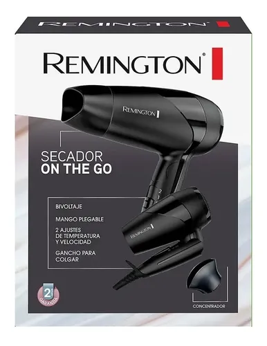 Secador De Pelo Remington On The Go Plegable D1500