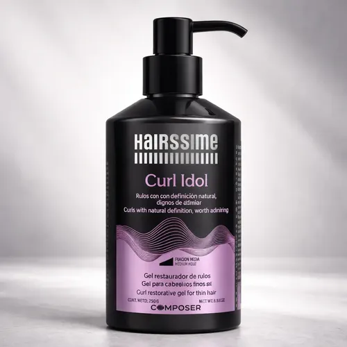 Hairssime Curl Idol Gel Rulos Cabello Fino