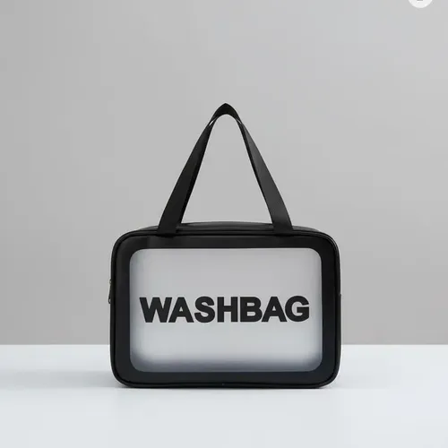 Neceser Viaje Maquillaje Portacosméticos Washbag Negro Grande 29x9xh20