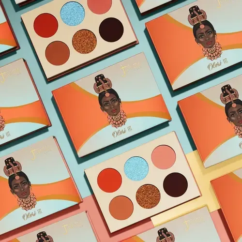 Paleta Sombras Olori 3 Juvia’s Place Mate Brillante 6 Colores